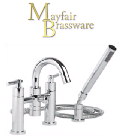Mayfair Brassware Jasmin Bath Shower Mixer - CITY-SUPR12 - DISCONTINUED