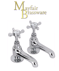 Mayfair Brassware Westminster Basin Taps - CITY-SUPR22 - DISCONTINUED