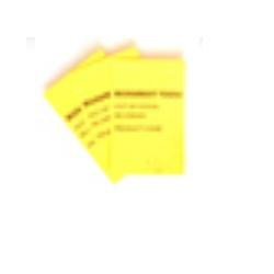 TOOLBAR RE-ORDER CARD - 3993E 