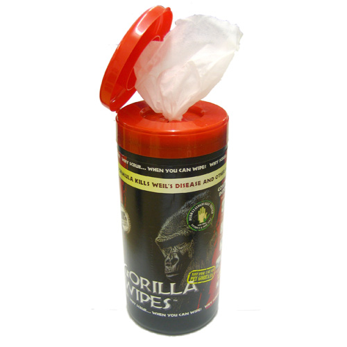 ANTI-BACTERIAL GORILLA WIPES (80 Per Pack) - GORILLA80 