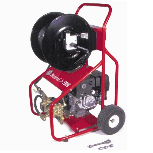 GENERAL WIRE SPRING CE 11HP PETROL DRAIN JETTING MACHINE Includes CR-300 - J-2900-C - COLLECTION ONLY 