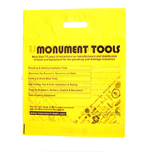 MONUMENT BRANDED PLASTIC CARRIER BAGS - MONCARRBAG 