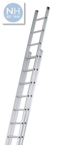 Arrow Double Extension Ladder 2.8m Class 3 95kg - ABR44028 