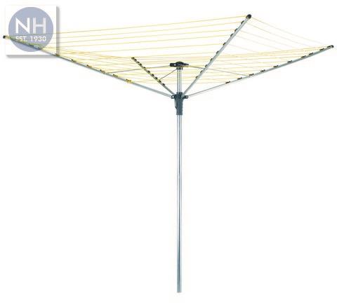 Abru 88315 4 Arm Rotary Airer 45m Lift and Spin - ABR88315 