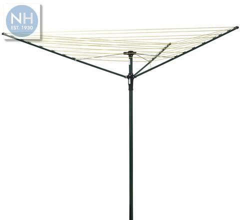 Abru 88322 3 Arm Rotary Airer 38m Lift and Click - ABR88322 