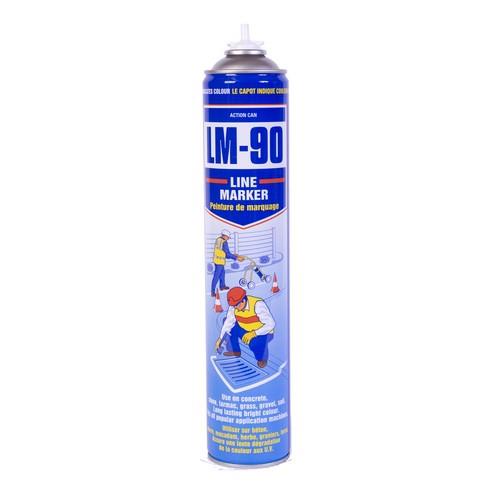 Action Can LM-90 Line Marking Paint Blue 750ml Aerosol - ACT1892 