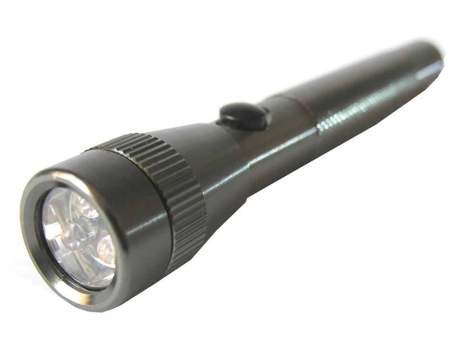 Active A051296 LED Torch Aluminium 2D Complete with Batteries - ACTA052196 