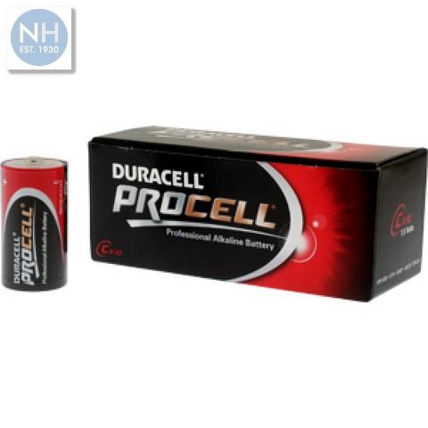 Procell C Batteries Box of 10 - DURCPRST 