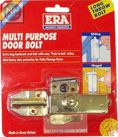 ERA 807-32 Brassed Multi-Purpose Door Bolt - ERA80732 