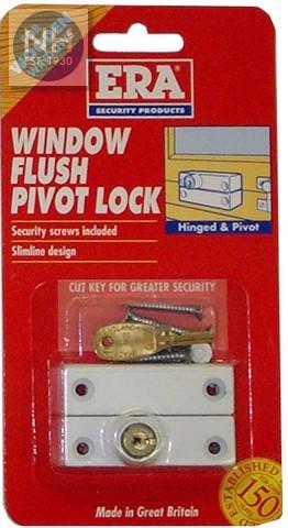 ERA 902-12 White Window Flush Pivot Lock - ERA90212 