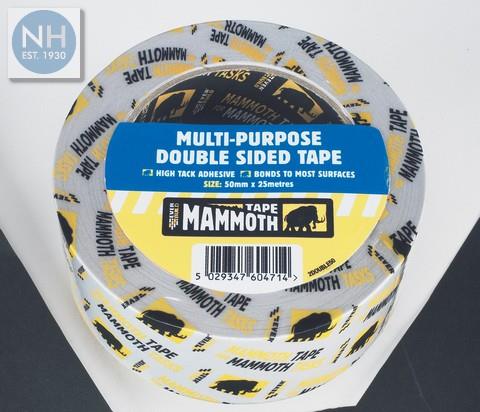 Everbuild Multi-Purpose Double.Sided Tape 50mm x 25m - EVE2DOUBLE50 