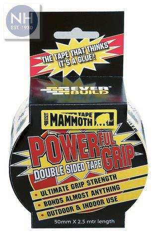Mammoth Powerful Grip 50mm Tape 50mm x 2.5m - EVE2POWERGRIP50 