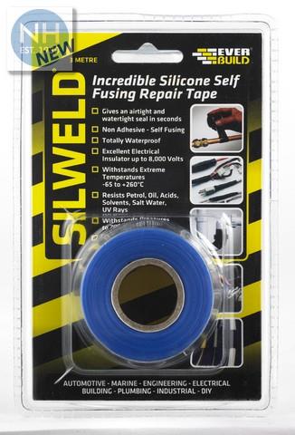 Everbuild Silweld 3m Blue Repair Tape - EVE2SILWELD3BL 