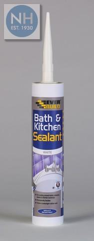 Everbuild Bath and Kitchen Sealant White C3 - EVEBATH 