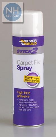 Everbuild Spray Carpet Adhesive 500ml - EVECARPSRAY5 