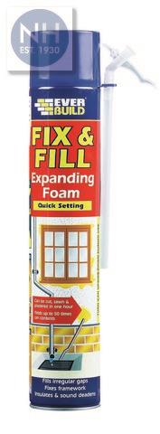 Everbuild Fix and Fill Foam 750ml - EVEEVFF7 