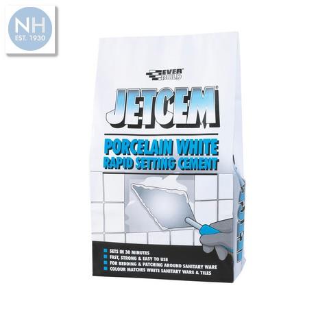 Jetcem Porcelain White Cement 3kg - EVEJETWE3 - DISCONTINUED 