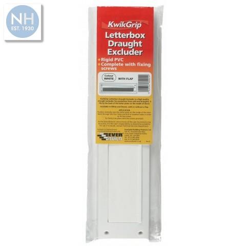White Letterbox Draught Excluder - EVEKGLBDEWE 