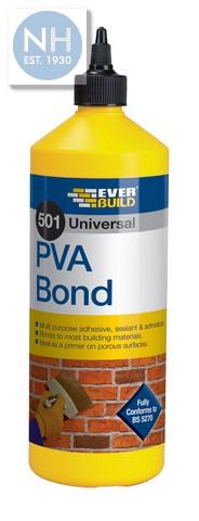 Everbuild 501 PVA Bond 1L - EVEPVA1L 