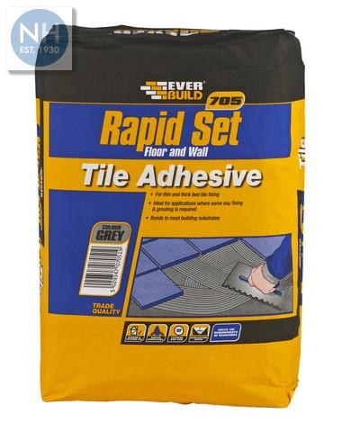 Everbuild 705 Rapid Set Tile Adhesive 10kg - EVERAPID10 