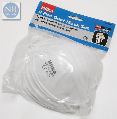 Hilka 77606005 Dust Masks 5pc  - HIL77606005 - SOLD-OUT!!