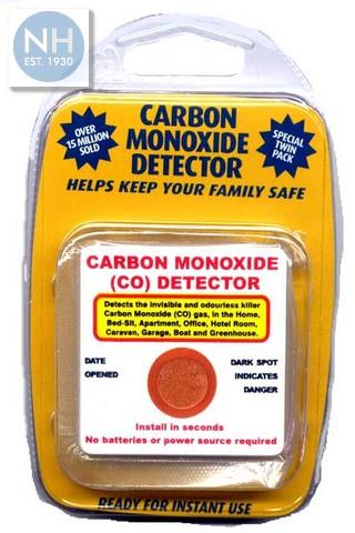 Carbon Monoxide Detector Twin Pack - HNHCS030 