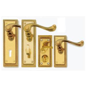 Securit DP0027 Victorian Brass Internal Latch Pack - MPSDP0027 