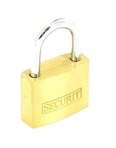 Securit S1152 25mm Brass padlock 3 keys - MPSS1152 