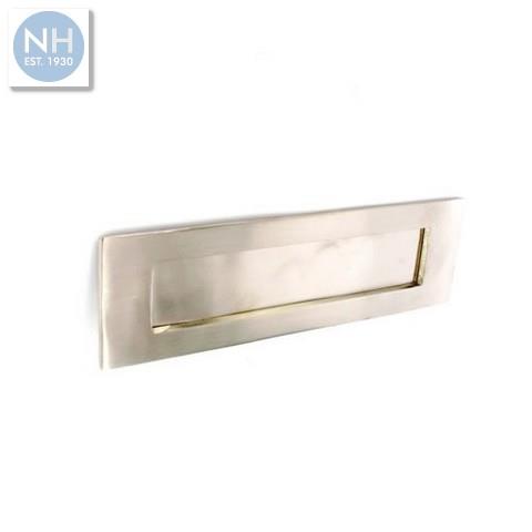 Securit S2745 250mm Nickel letter plate - MPSS2745 