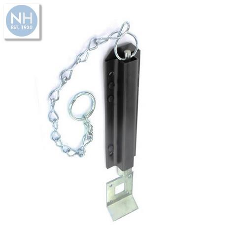 Securit S5174 200mm Chain bolt black - MPSS5174 