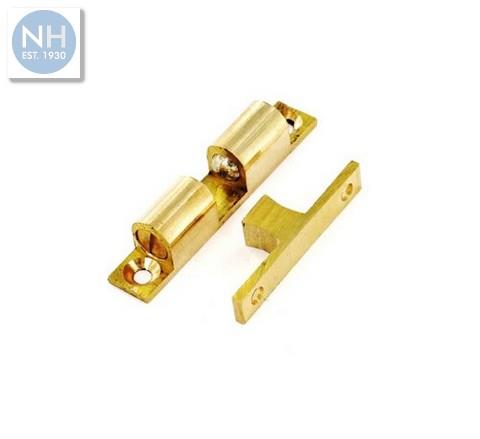 Securit S5426 42mm Double ball catch brass - MPSS5426 