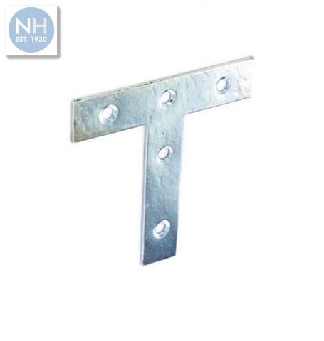 Securit S6729 75mm Tee plate zinc plated - MPSS6729 