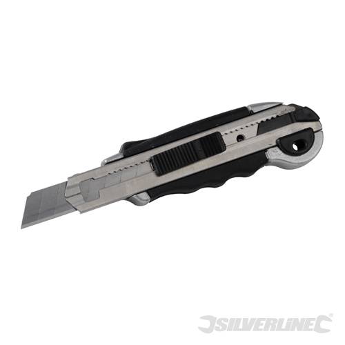 Silverline 100084 18mm Expert Snap-Off Knife 18mm - SIL100084 - SOLD-OUT!! 