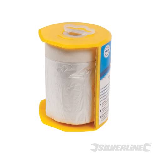 Silverline 100284 Masking and Shield Tape and Dispenser 550mm x 33m - SIL100284 
