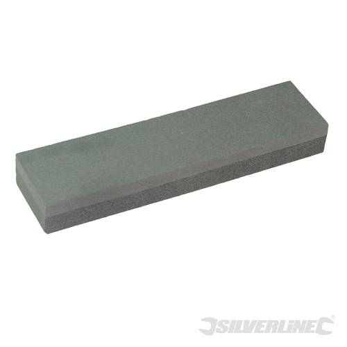 Silverline 261028 Silicon Carbide Combi Sharpening Stone 200 x 50 x 25mm - SIL261028 