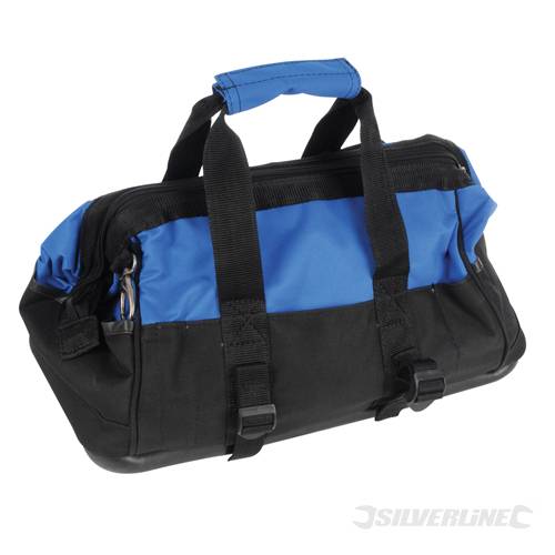 Silverline 268974 Tool Bag Hard Base Wide Mouth 406mm - SIL268974 