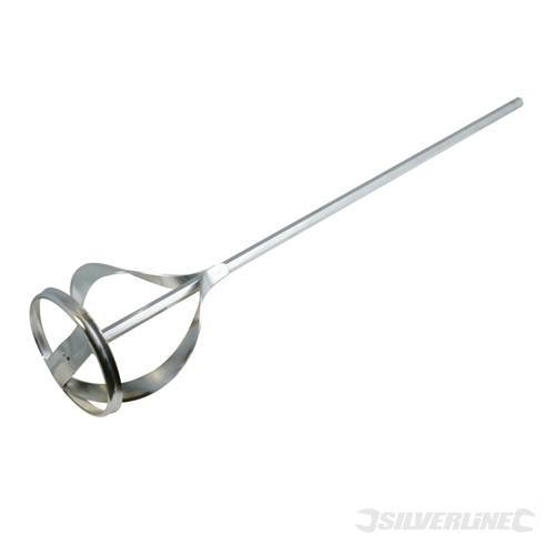 Silverline 282512 Mixing Paddle Zinc Plated 100 x 580mm - SIL282512 