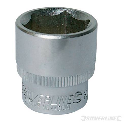 Silverline 300116 Socket 3/8" Drive Metric 20mm - SIL300116 