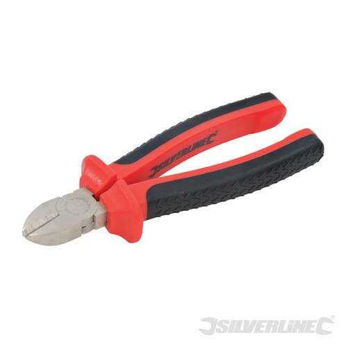 Silverline 598453 VDE Expert Side Cutting Pliers 200mm - SIL598453 