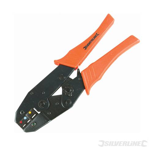 Silverline 633615 Expert Ratchet Crimping Tool 230mm - SIL633615 