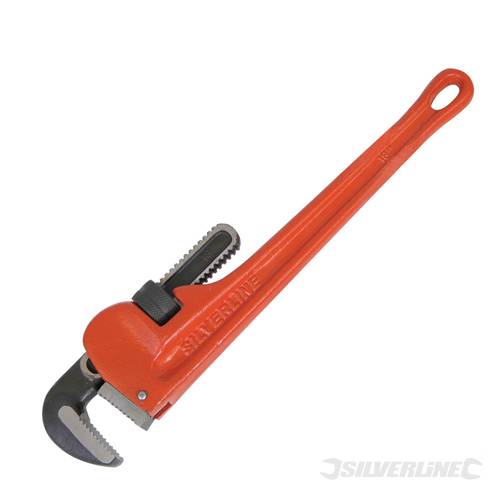 Silverline 633620 Expert Stillson Pipe Wrench Length 250mm - Jaw 50mm - SIL633620 