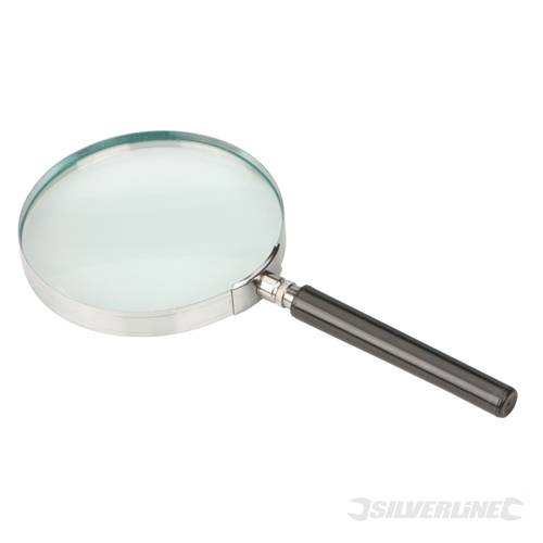 Silverline 633945 Magnifying Glass 100mm 3x - SIL633945 