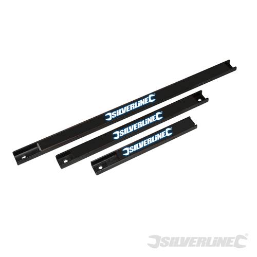Silverline 633950 Magnetic Tool Rack Set 3pce 203, 305 and 457mm - SIL633950 