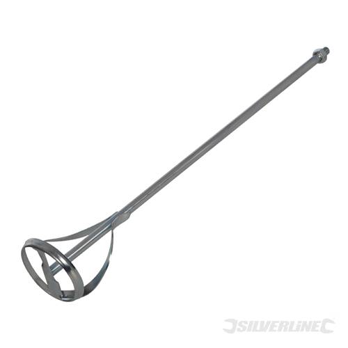 Silverline 675199 Mixing Paddle Zinc Plated 600 x 140mm - SIL675199 