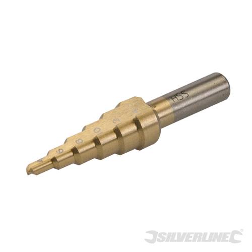 Silverline 675316 HSS Step Drill 4 - 30mm - SIL675316 