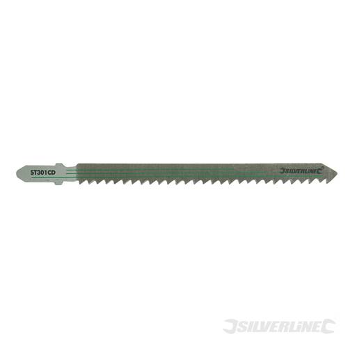 Silverline 686143 Jigsaw Blades ST301CD 10pk 115mm Wood - SIL686143 