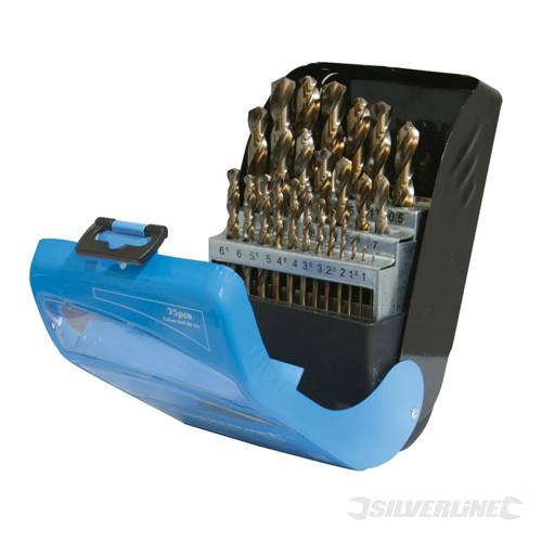 Silverline 783089 Cobalt Drill Bit Set 25pce 1 - 13mm - SIL783089 