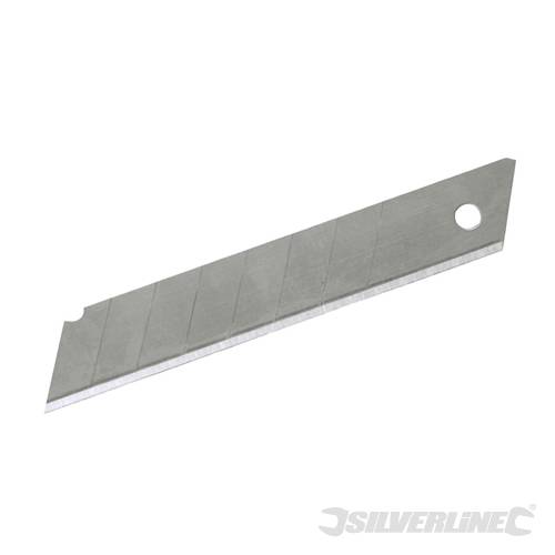 Silverline 861764 Snap-Off Blades 10pk 18mm - SIL861764 