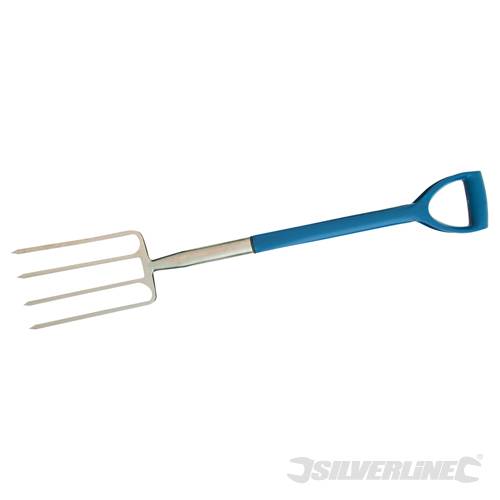 Silverline 868698 Stainless Steel Digging Fork 1030mm - SIL868698 
