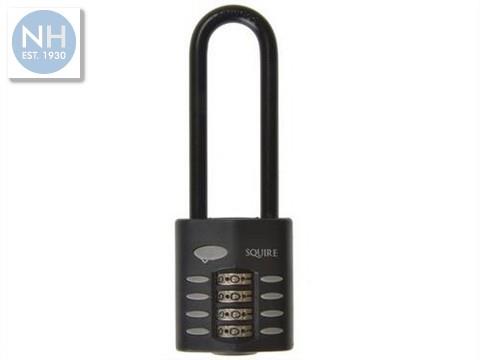 SQUIRE CP40 COMBINATION PADLOCK 4-WHEEL 2.1/2" 40MM LONG SHACKLE - SQUCP40212 